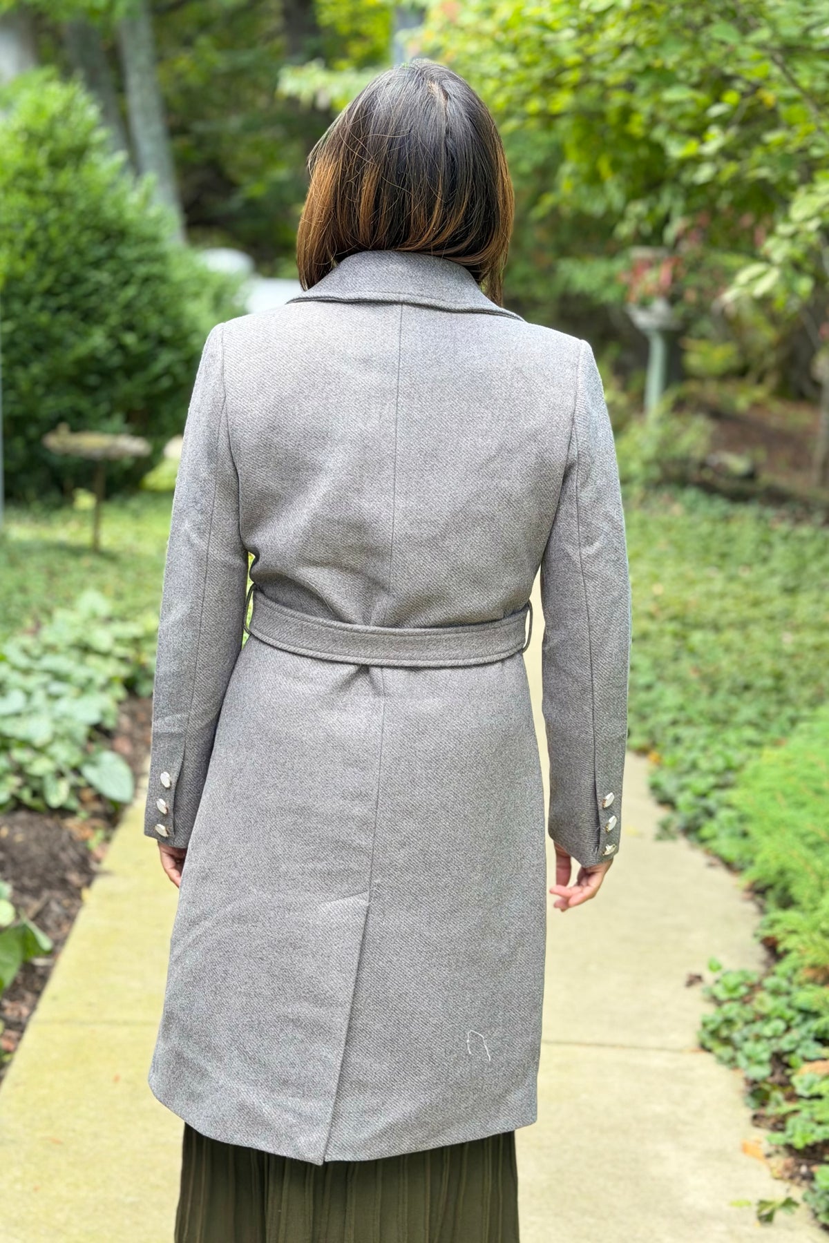 Continental Classic Trench Coat - Grey