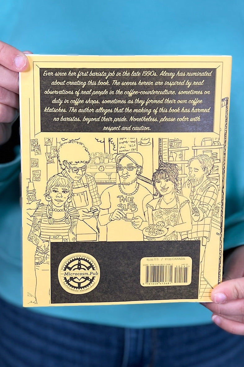 Disgruntled Barista Coloring Book