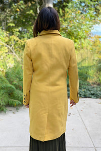 Prestige Wool Statement Coat - Banana