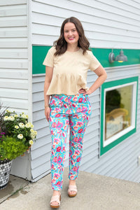 Pleated Swing Tee Top - Oat