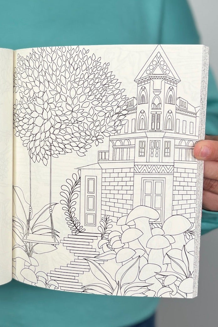 Mushroom Daydream Coloring Book