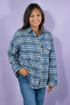Classic Plaid Shirt - Blue