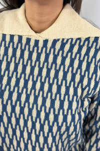 Diamond Balloon Sleeve Sweater