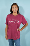 Perfectly Imperfect Tee - Berry