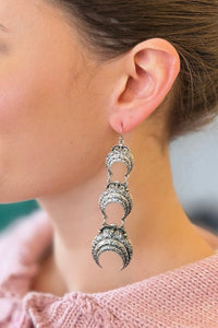 Textured Western Dangle Earrings