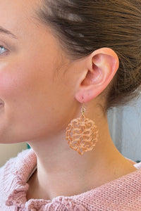 Nude Resin Earrings