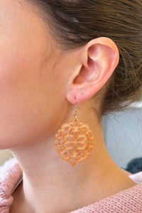 Nude Resin Earrings