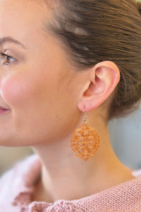 Nude Resin Earrings