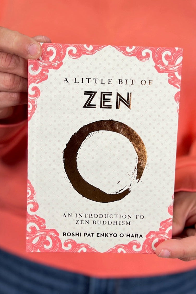 Small hardcover book titled “A Little Book of Zen”.
