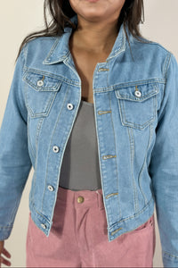 Classic Denim Jacket - Light-Blue