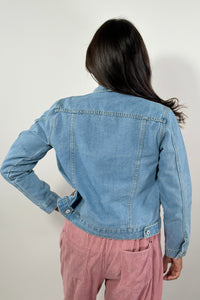 Classic Denim Jacket - Light-Blue