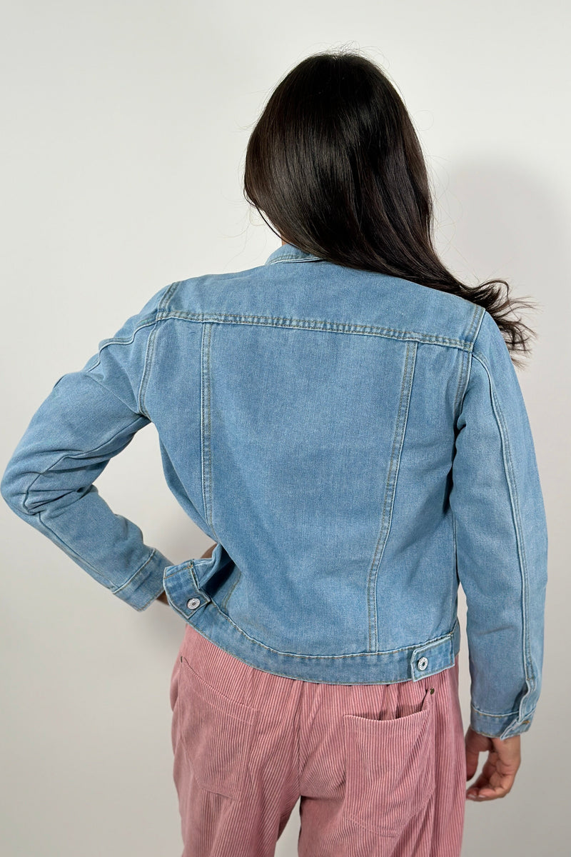 Classic Denim Jacket - Light-Blue