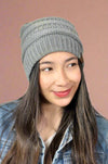 Faux Lined Stamped Beanie