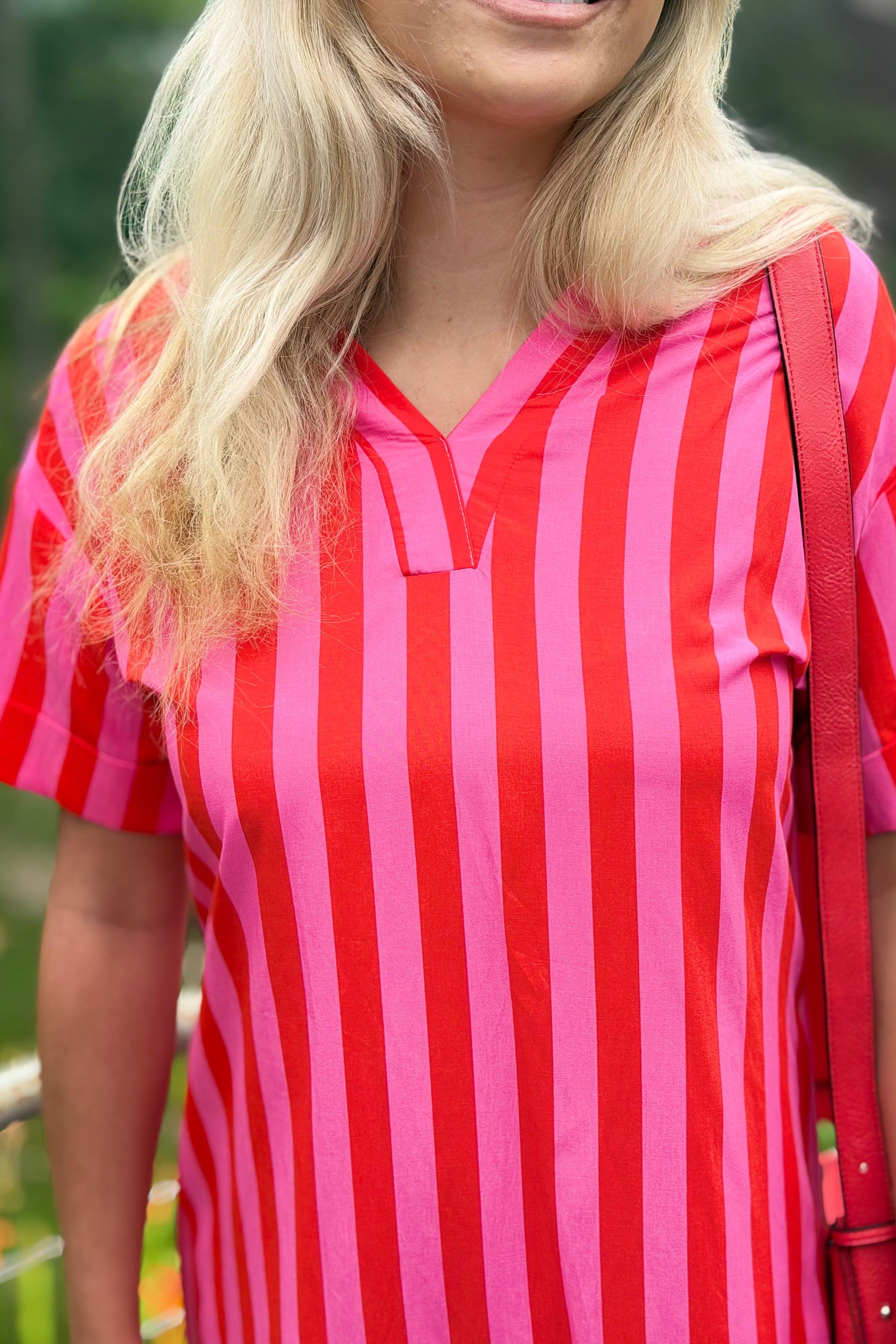 Striped Vacation Midi Dress