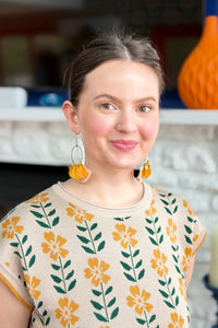 Gold Tassel Earrings