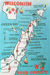 Door County Peninsula Dishtowel