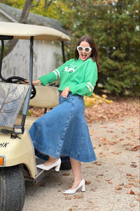 Golf Cart Sweater - Green