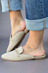 Slip On Style Flat Loafer - Tan