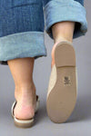 Slip On Style Flat Loafer - Tan