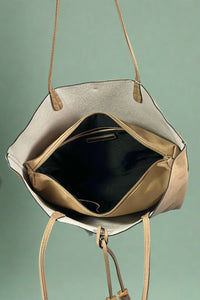 Avi Classic Reversible Tote Tan