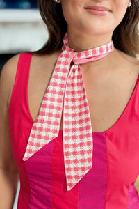 Twilly Scarf Bowknot - Pink
