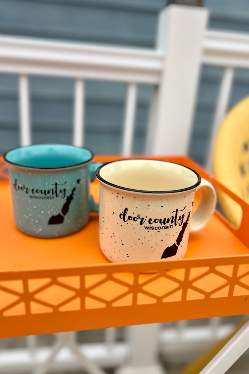 DC Speckled Camper Mug - Seafoam