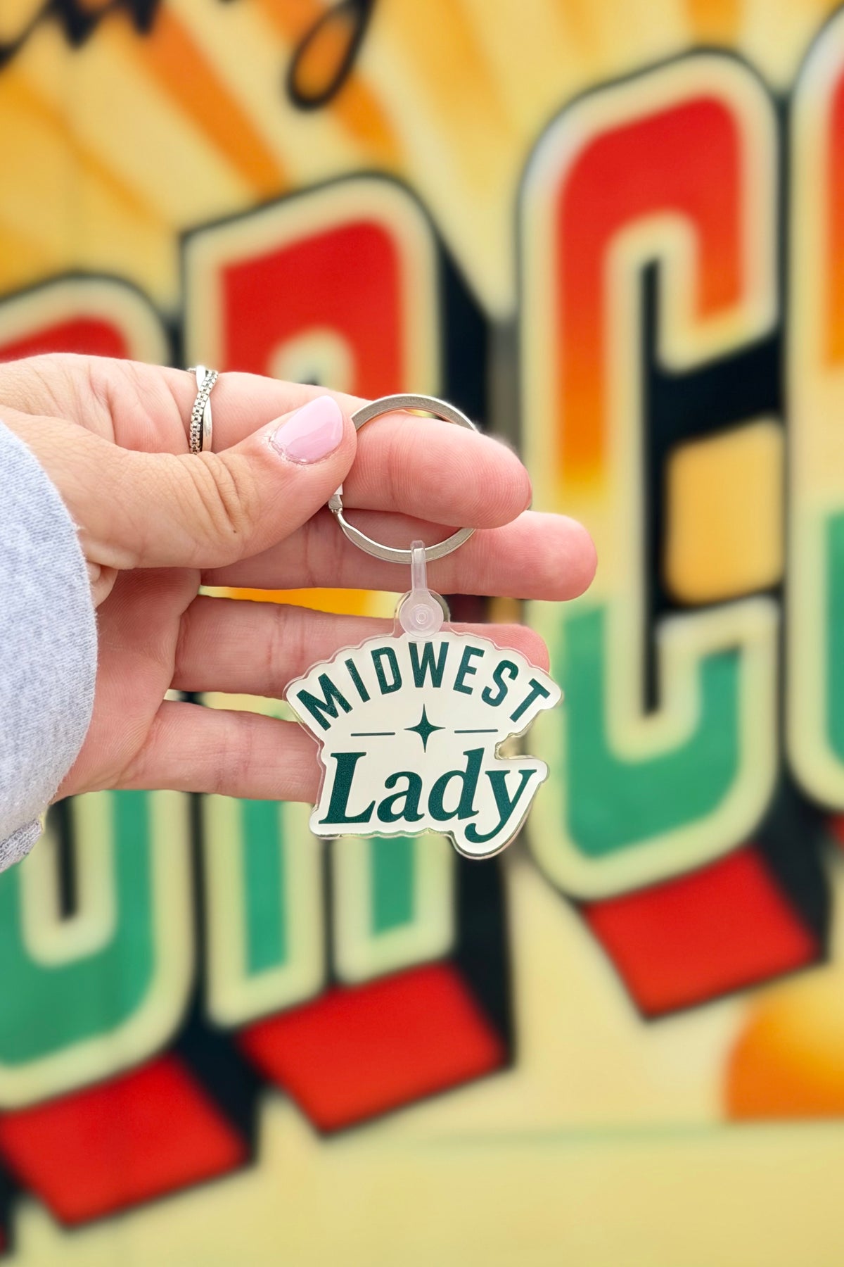 Keychain - Midwest Lady