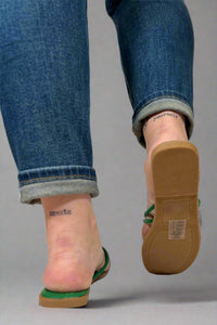 Empress Double Strap Sandal - Green