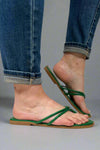 Empress Double Strap Sandal - Green