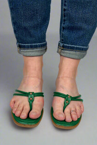 Empress Double Strap Sandal - Green