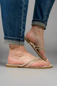 Empress Double Strap Sandal - Nude