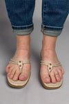 Empress Double Strap Sandal - Nude