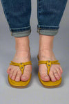 Empress Double Strap Sandal - Mustard