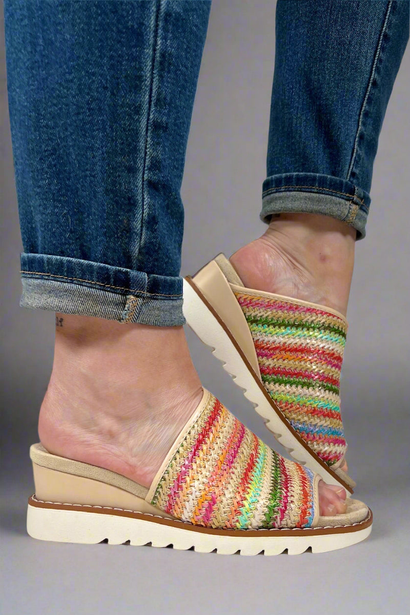 Wedge Slip On Diagonal - Multi