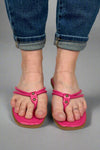 Empress Double Strap Sandal - Fuchsia
