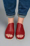 Wedge Slip On Diagonal - Red