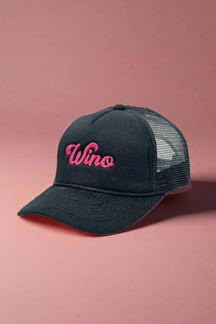 Wino Baseball Hat - Black