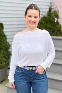 Love Buckle Belt - Dark Blue