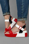 Wonder Wedge Sandal - Red