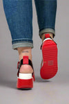 Wonder Wedge Sandal - Red