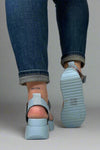Wonder Wedge Sandal - Blue