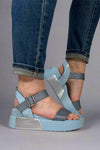 Wonder Wedge Sandal - Blue