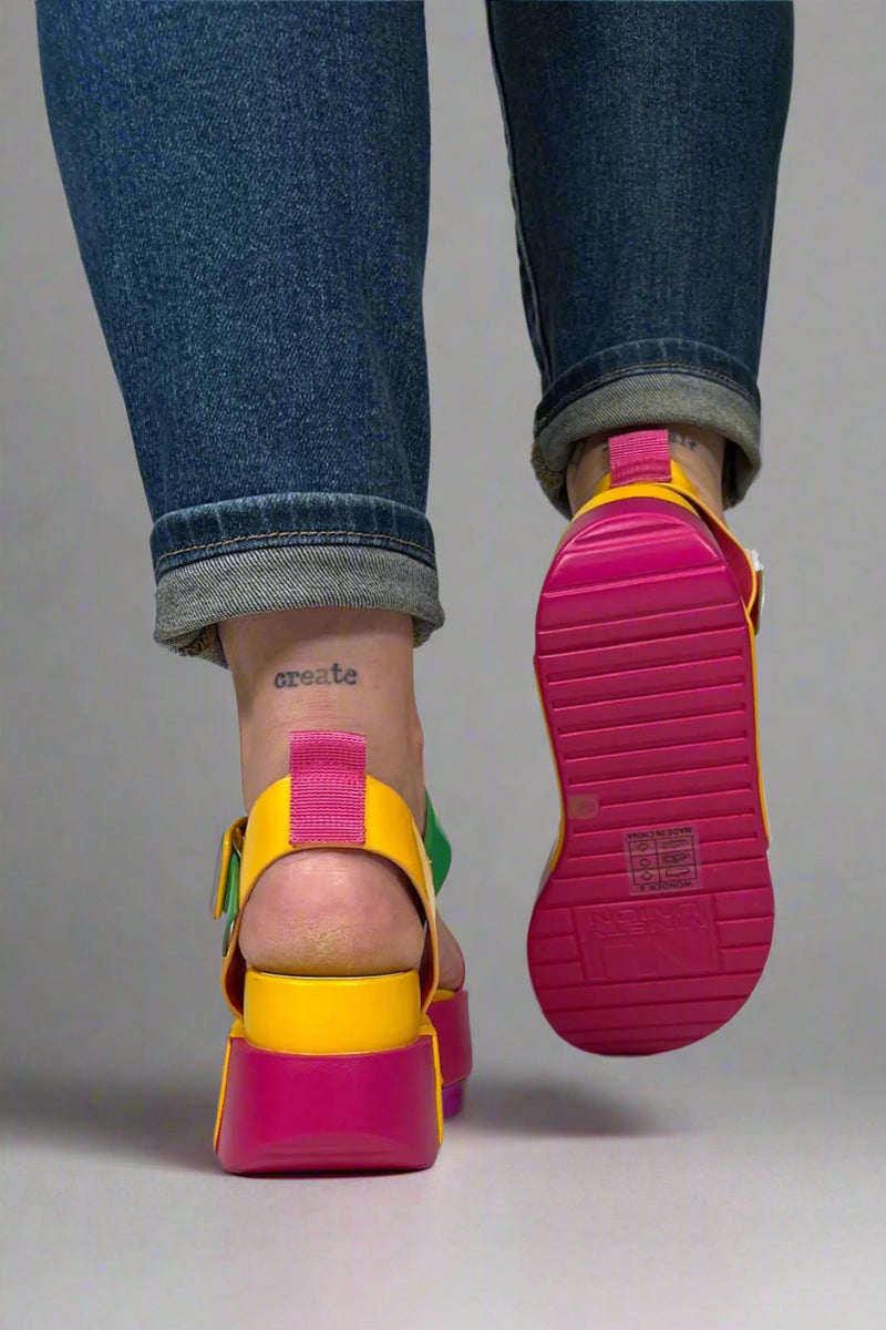 Wonder Wedge Sandal - Multi