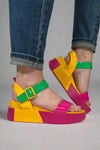 Wonder Wedge Sandal - Multi