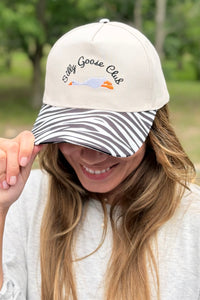 Silly Goose Club Hat - Zebra