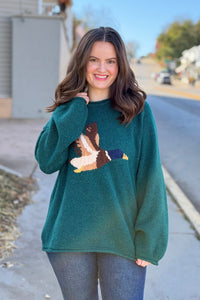 Mallard in Flight Sweater - Forest