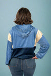 Velvet Retro Track Jacket - Blue