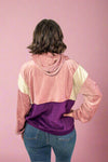 Velvet Retro Track Jacket - Plum