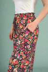 Bohemian Floral Pants Wide Leg