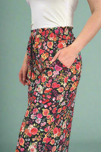 Bohemian Floral Pants Wide Leg